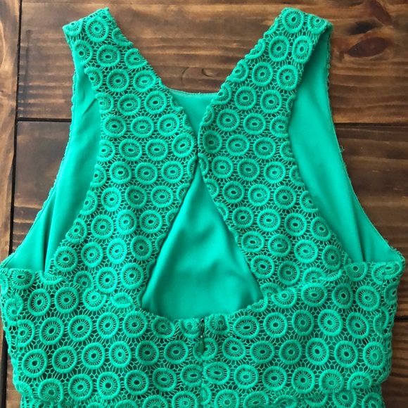 Isaac Mizrahi Kelly Green Dress size 2 - Picture 3 of 4